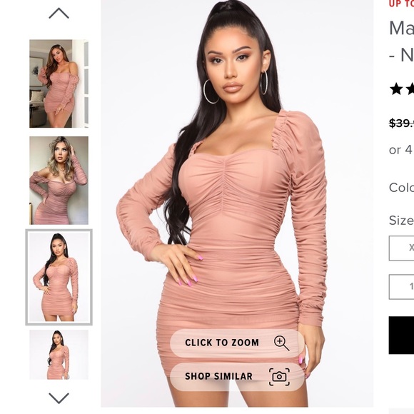 Fashion Nova Dresses & Skirts - FASHION NOVA : Mariah ruched mini dress